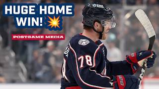 HUGE HOME WIN in Front of a SOLD OUT CROWD AT NATIONWIDE ARENA
