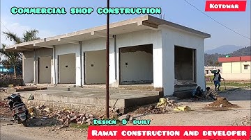 best construction work at kotdwar. rawat construction and developer #architect #hills