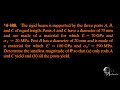 Problem 4-108/4-109/4-110/ Engineering Mechanics Materials