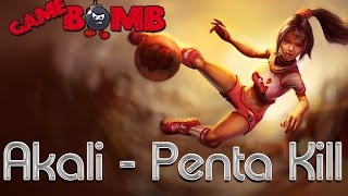Akali Penta Kill 2014 - League of Legends