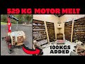 529KG Massive Motor Melt - Scrapyard Salvage - 87 Year Old Motor - Bulk Copper Bars - Target  Video