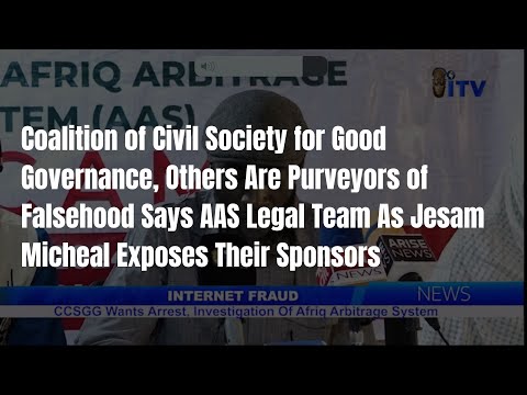 CCSGG, Others Are Purveyors of Falsehood Says AAS Legal Team As Jesam Micheal Exposes Their Sponsors