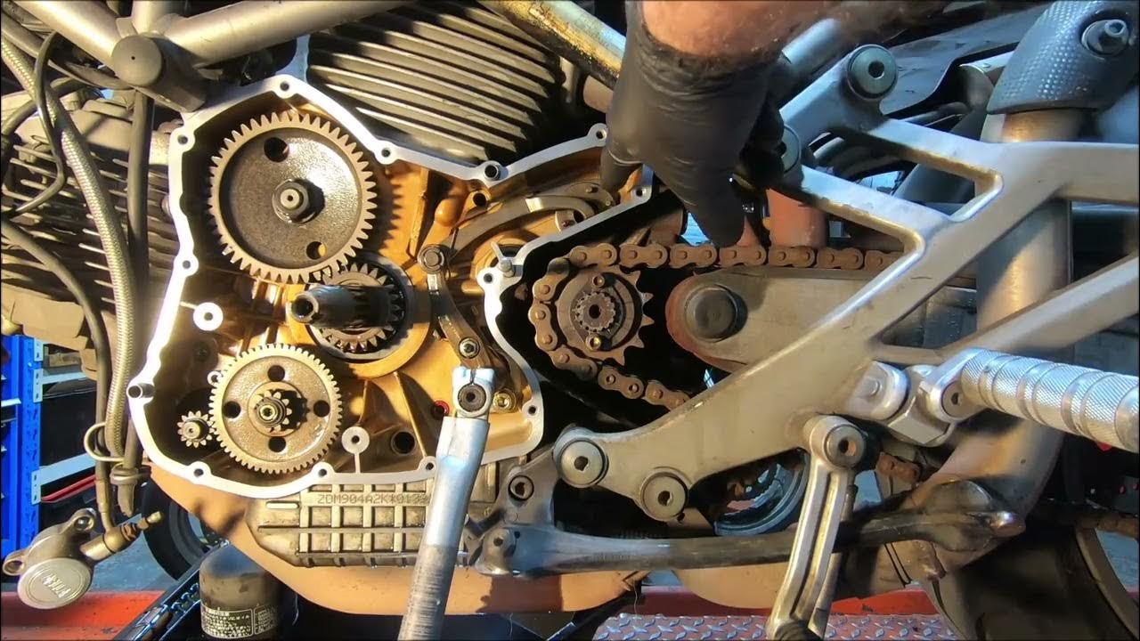Ducati gear shift mechanism setting procedure - the internal linkage
