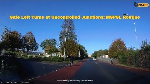 Master your left-turn technique at uncontrolled junctions with our MSPSL Routine!