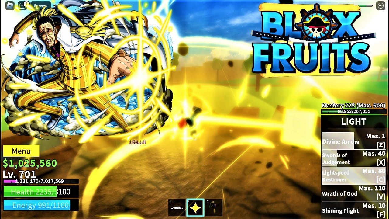 Light Revamp v1 \u0026 Awakened v2 ShowCase - Blox Fruit