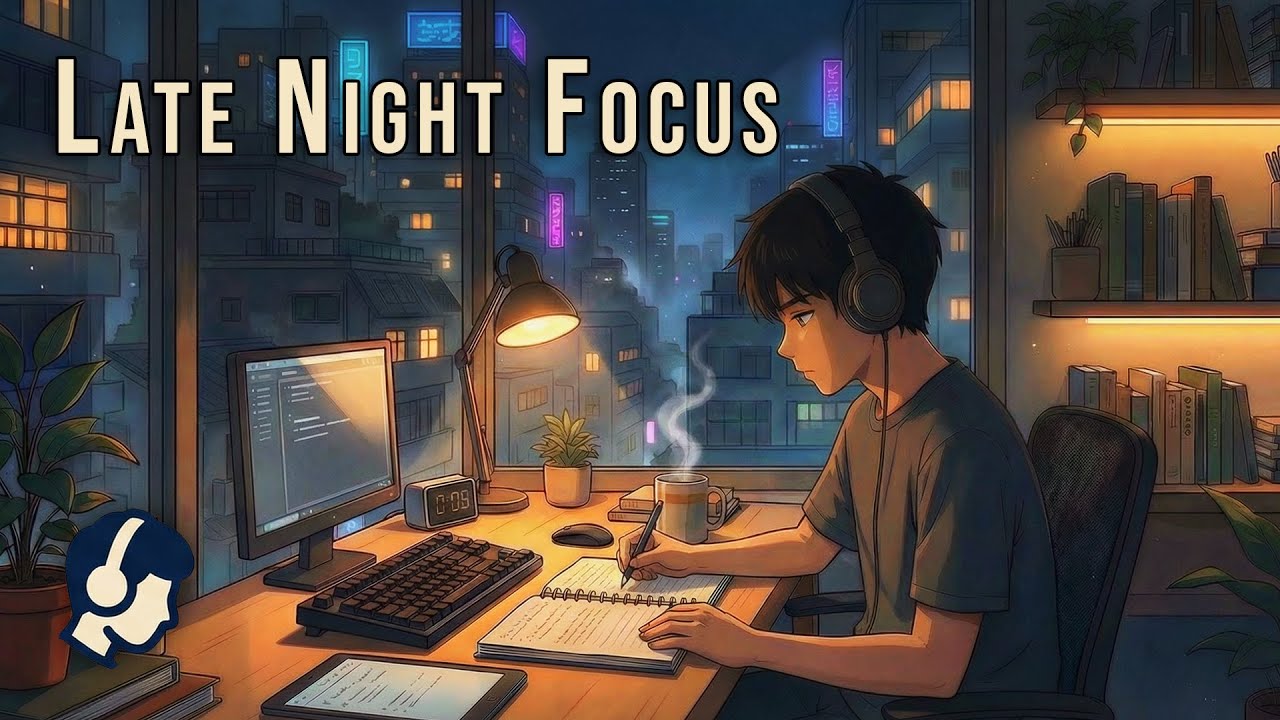 Late Night Focus Lo-Fi. Cozy Beats for Deep Study, Work & Flow - YouTube