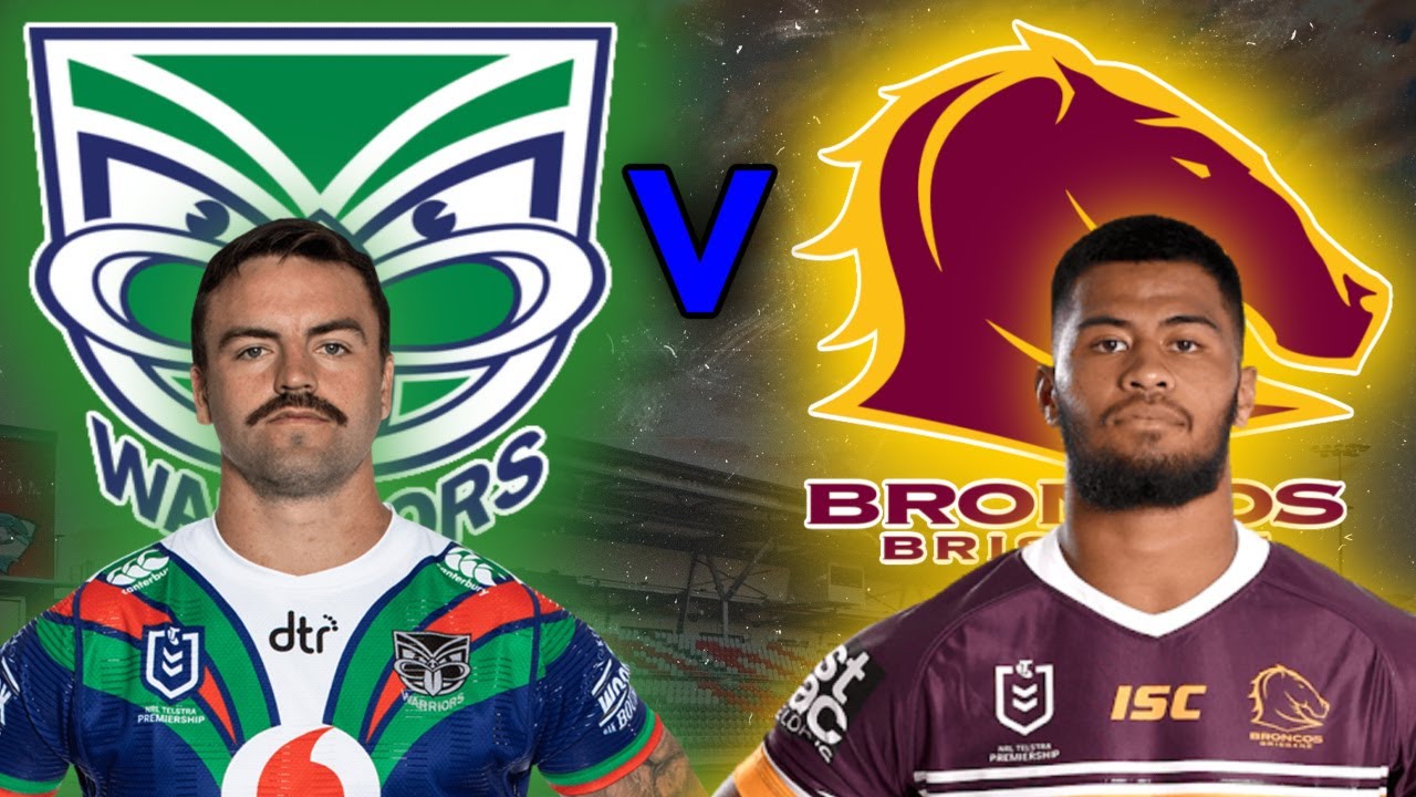 New Zealand Warriors vs Brisbane Broncos NRL Round 4 - 2022 Live Stream and Commentary!