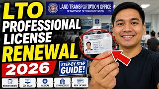 Datos PAANO MAG-RENEW NG PROFESSIONAL DRIVER’S LICENSE SA LTO 2026  Noticias