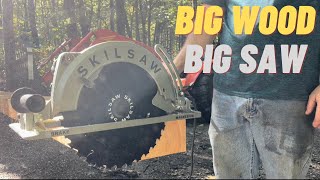 Skilsaw Super Sawsquatch! Worlds biggest circular saw!