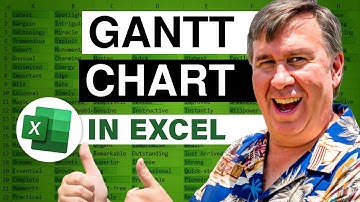 Excel - Build a Gantt Chart in Excel - Episode 427