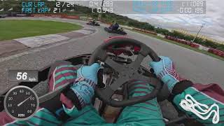 CIK PRO 1a Etapa, Largada P4, chegada P3 geral, P1 categoria de acesso