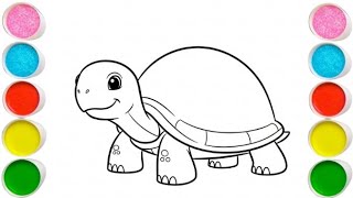 The SECRET to Drawing a Tortoise EASY for Kids and Beginners