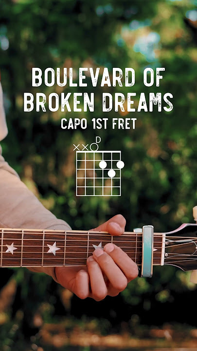 Boulevard Of Broken Dreams Green Day Guitar Tutorial // Boulevard Of Broken Dreams Guitar Lesson