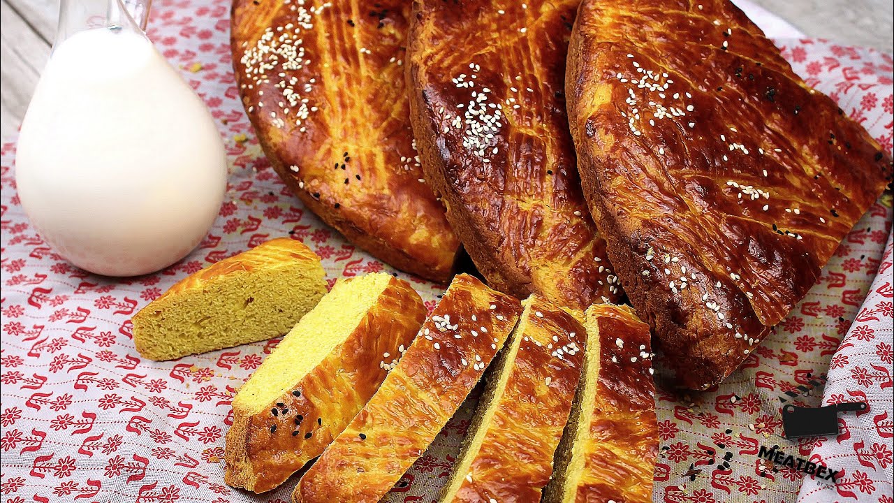 МОЛОЧНЫЙ ХЛЕБ по-Азербайджански. Большая Булка из Молочных Белков