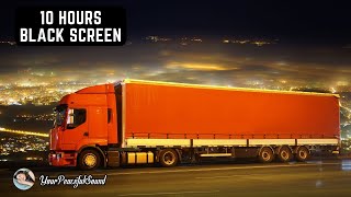TRUCK ENGINE DIESEL IDLE Sound | Relaxing Sleep Sounds | 10H Black Screen | Relax or Soothe a Baby