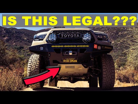 Video: ¿Es ilegal en California no tener una placa frontal?