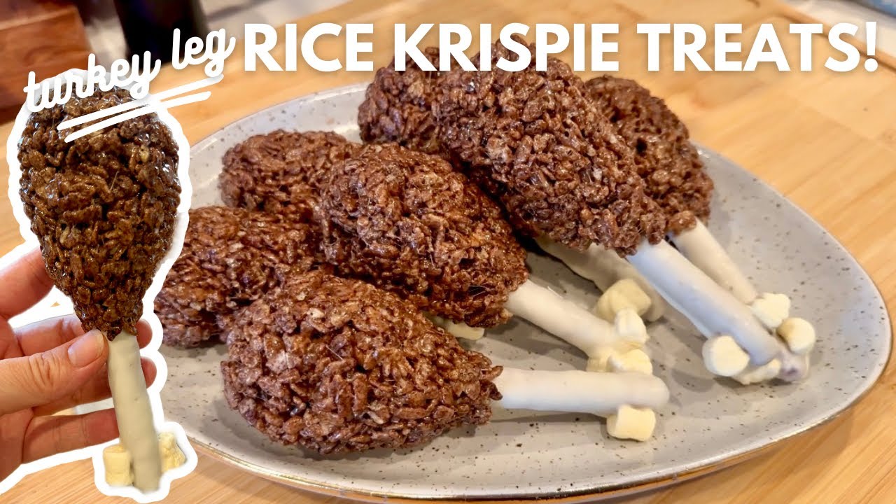 Turkey Leg Rice Krispie Treats!