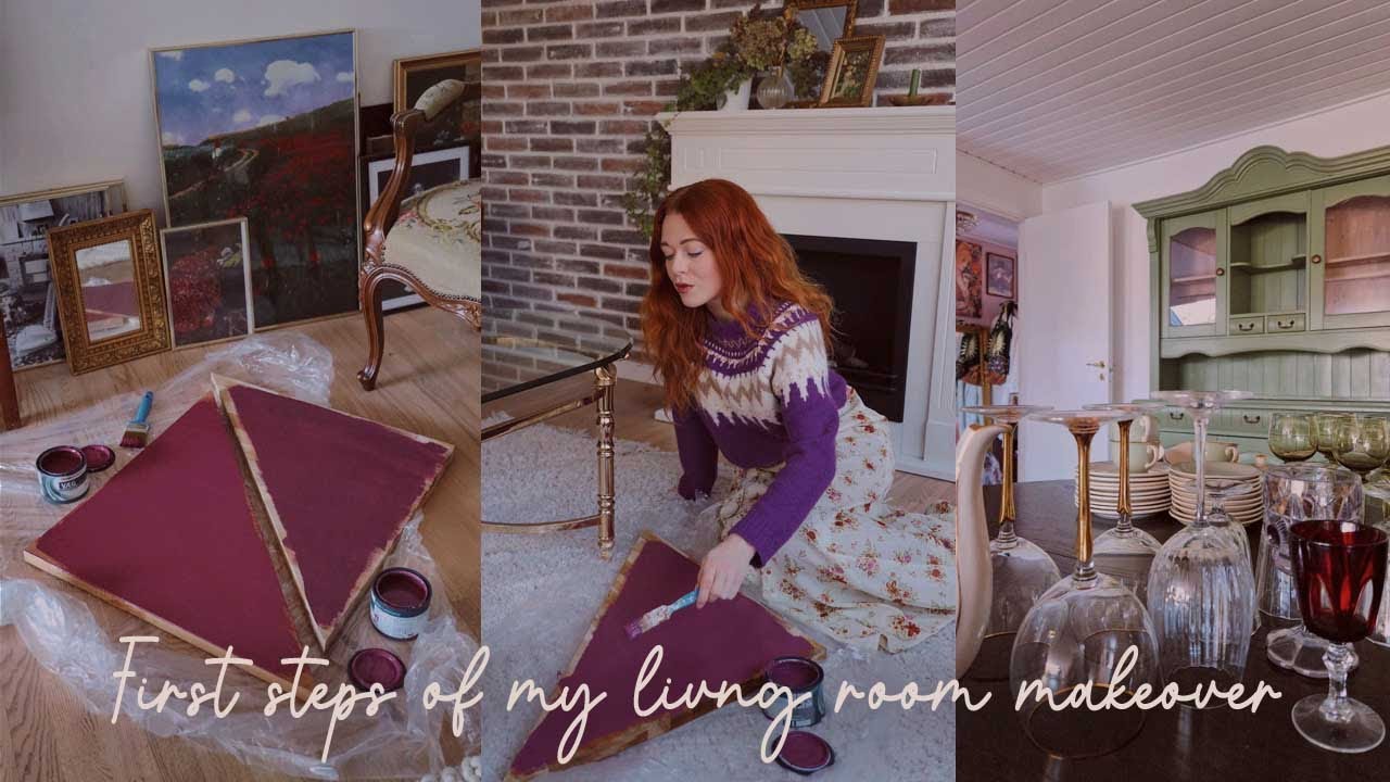 The first steps of my living room makeover - YouTube