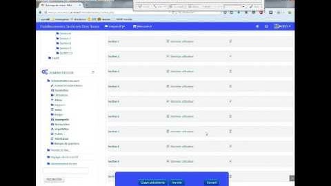 Sauvegarde cours moodle