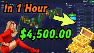 Pocket Option 5 Seconds New Strategy | 100 Win | 1 Dollar Challenge | ai trading | make money online
