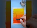 Easy oil pastel sunset painting oilpastel art painting easypainting sunsetpainting oilpastels