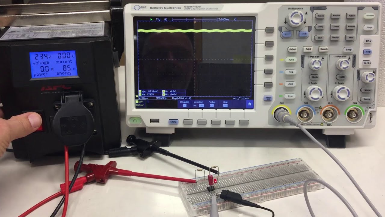 Flicker Free LED on Mains AC (A Low Current 2mA LED That Is) - YouTube