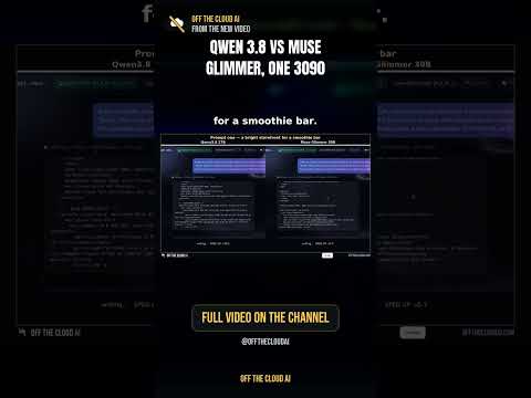 Qwen 3.8 vs Muse Glimmer 30B — Four Prompts, Same 3090, No Tools