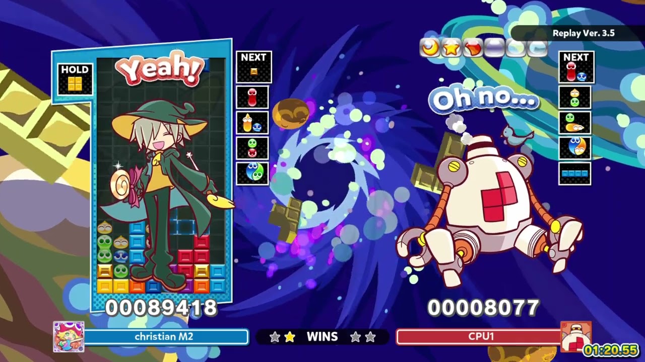 Puyo Puyo Tetris 2 PC Lemres VS Zed Fusion Mode - YouTube