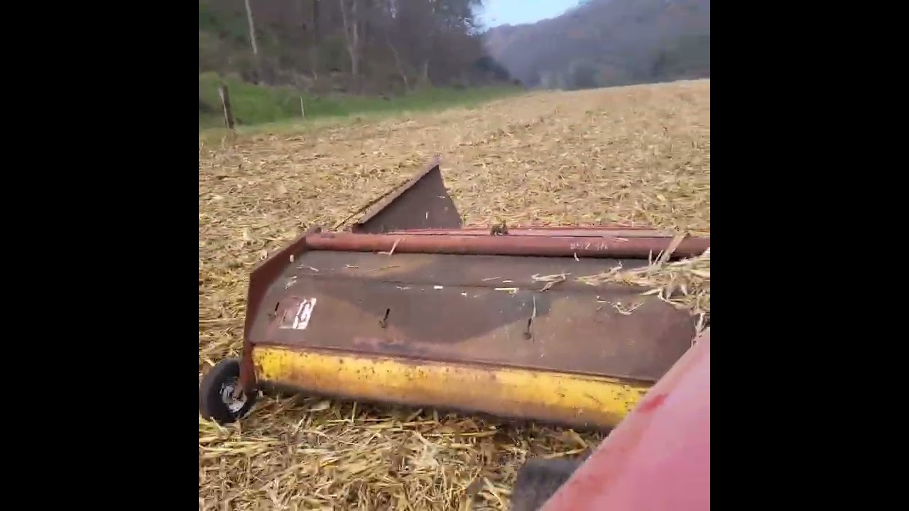 Shredding Corn Stalks!