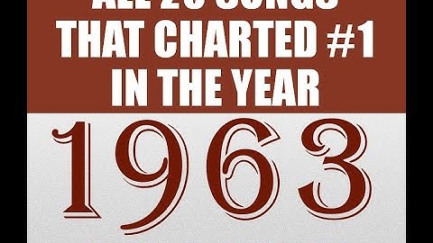 𝐀𝐥𝐥 𝟐𝟎 𝐒𝐨𝐧𝐠𝐬 𝐓𝐡𝐚𝐭 𝐂𝐡𝐚𝐫𝐭𝐞𝐝 #𝟏 𝐢𝐧 𝟏𝟗𝟔𝟑 - 𝐏𝐚𝐫𝐭 𝐎𝐧𝐞 - see listing in contents - stereo & stereo mixes