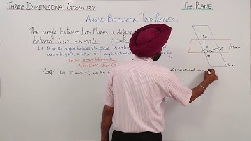 Best Free Online Lecture l Angle between two Planes Cartesian form l ICSE 12 MATH | PLANE | L23