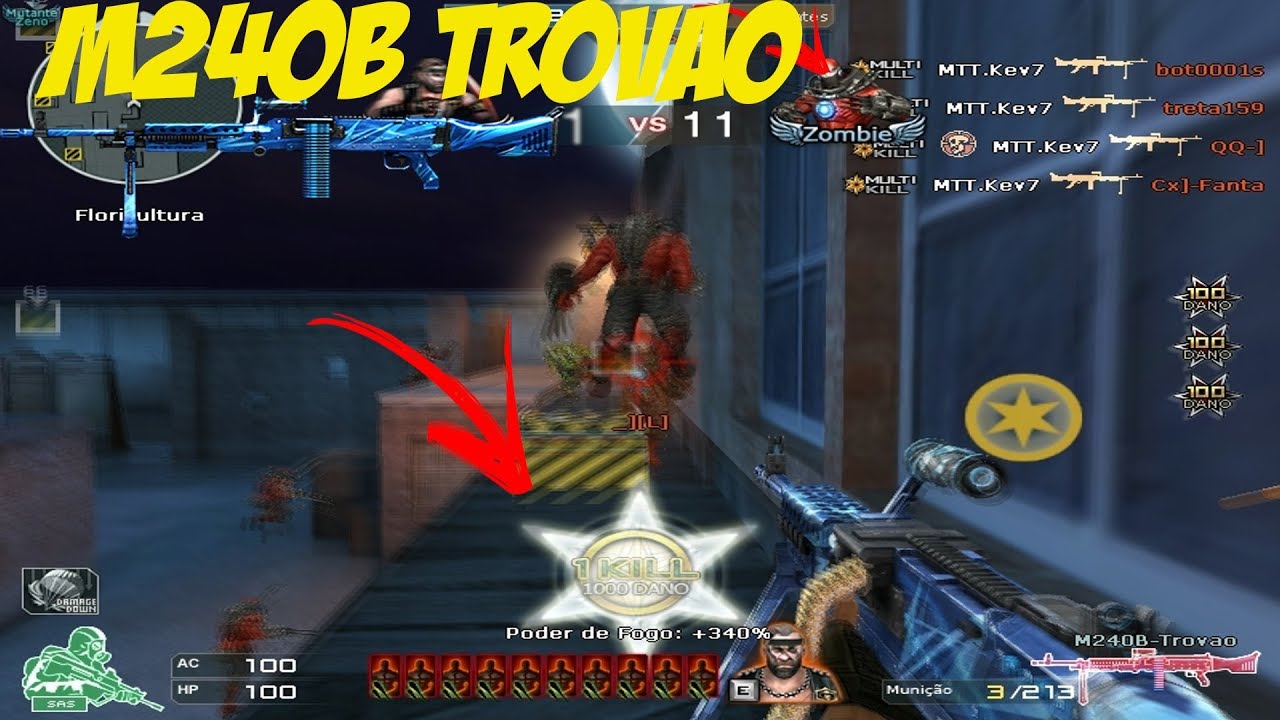 CF AL Heroi x Vilarejo M240B Trovao - Modo Mutante