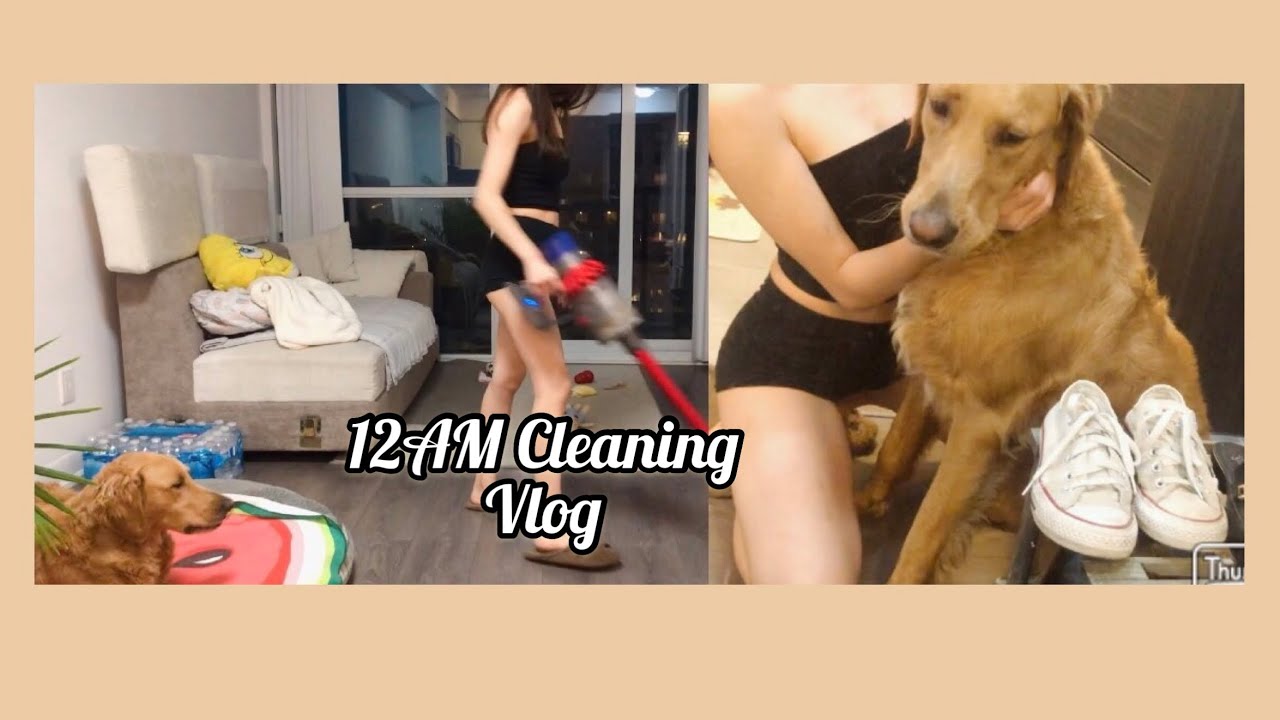 VLOG 🧴새벽에 청소하는 브이로그 | CLEANING AT 12AM