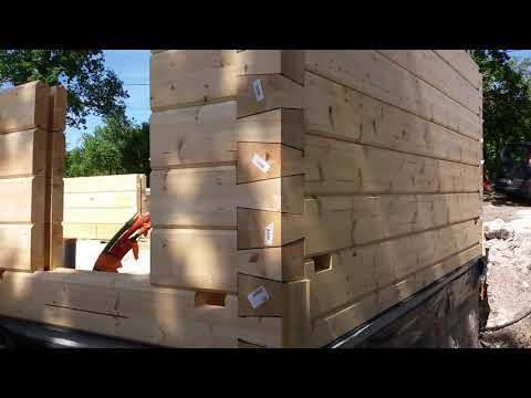 Видео: Дървени тухли - особености на материала за изграждане на къща