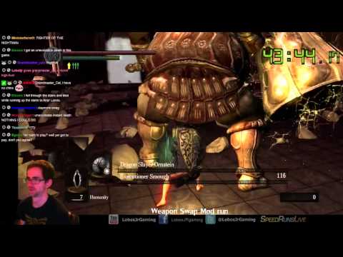 Dark Souls Weapon Swap Mod Challenge Run