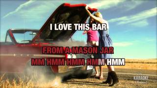 Video thumbnail of "I Love This Bar : Toby Keith | Karaoke with Lyrics"