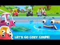 Water you doing  more  2 hour of cozy coupe  lets go cozy coupe   cartoon for kids