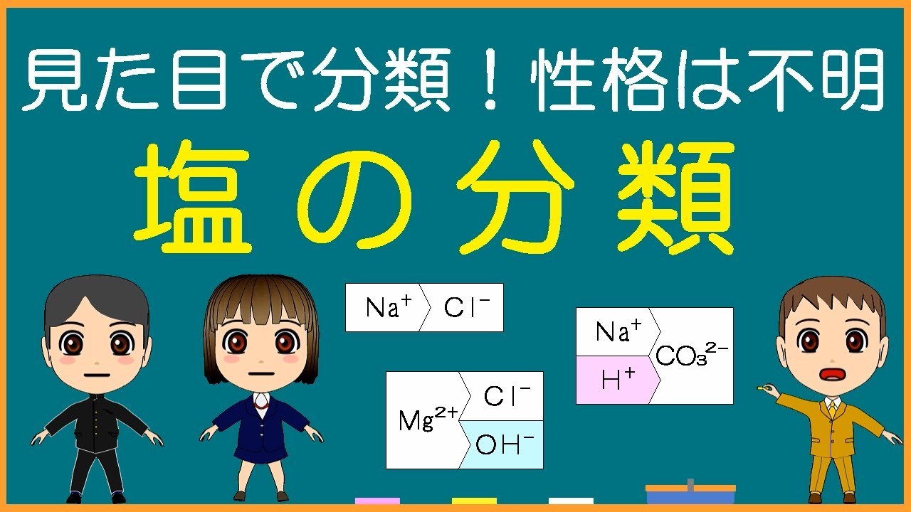 【化学基礎】塩の分類【モル学園】正塩･酸性塩･塩基性塩