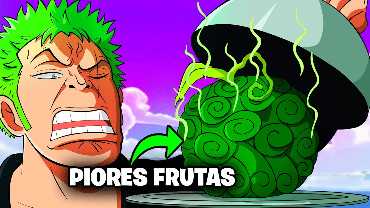 TOP 20 PIORES FRUTAS em ONE PIECE!