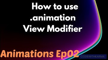 SwiftUI Animation Ep02 - How to use animation modifier