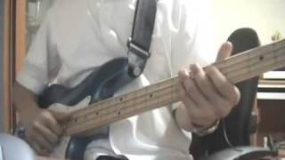 E minor bass slap solo chords