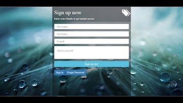 Bootstrap Signup Form Code | Signup Form Using Bootstrap | Sign up Form Using Bootstrap Source code