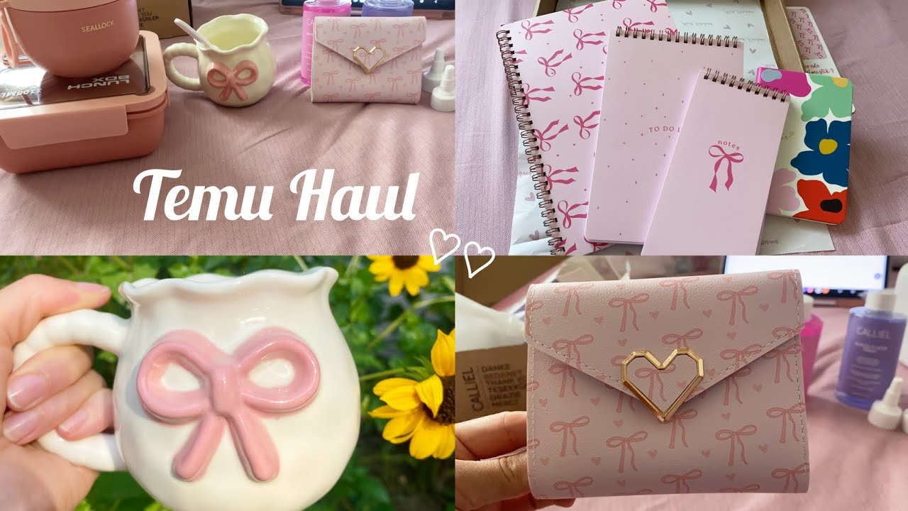 Peaceful TEMU Haul Vlog | Cozy Finds, Matcha, & Floral Moments