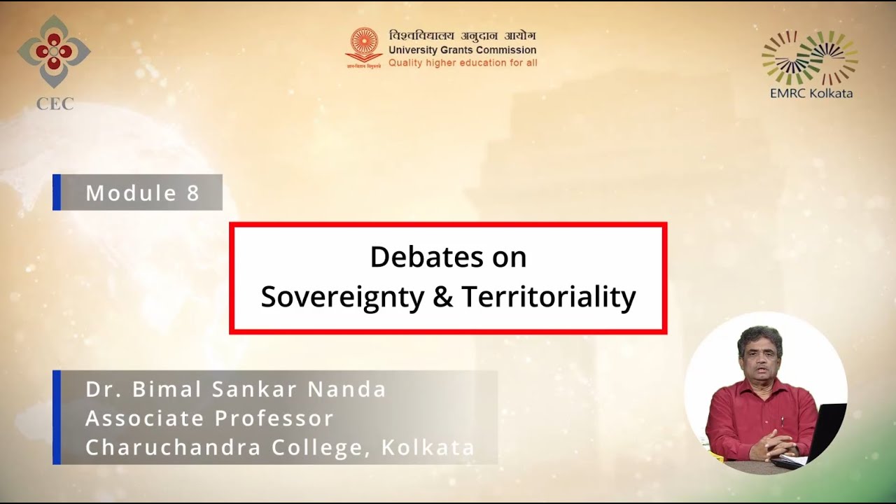 M8: Debates on Sovereignty and Territoriality