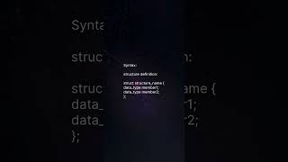 Structures in c language - 1 #coding #clanguage #c #structures
