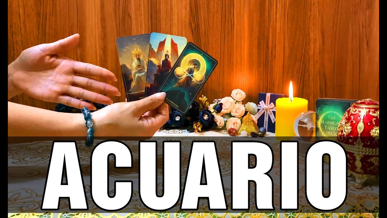 ACUARIO ALGO PODEROSO OCURRIRÁ MUY PRONTO, EN UN INSTANTE TU VIDA DARÁ ...