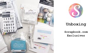 Scrapbook.com Exclusives June Unboxing @KrystalLBecker