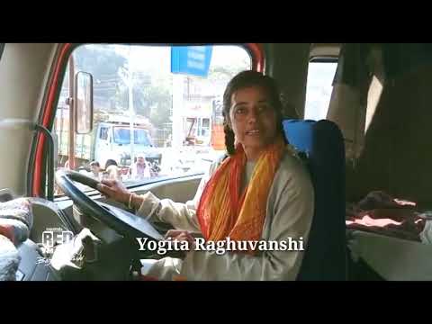 India's first women truck driver.
