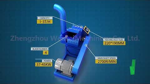 Wood chip mill sawdust machine