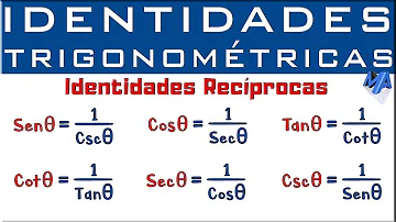 ¿Cómo sacar las razones trigonométricas reciprocas?